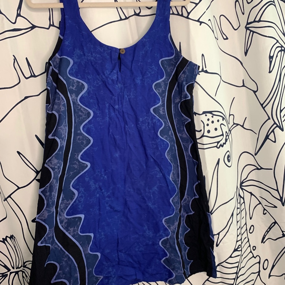 blue handmade dress - Picture 3 of 4